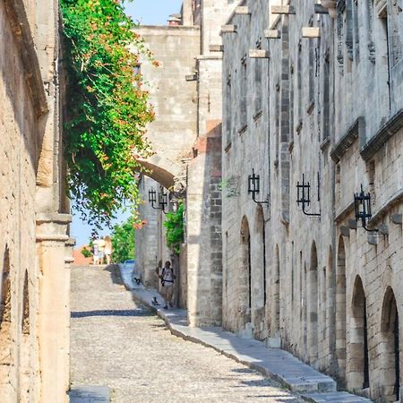 Colourful Aria Of The Medieval Town Rhodes City Eksteriør bilde